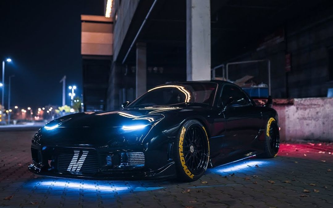 这是我见过最帅的马自达: RX-7 FD黑夜中的恶魔